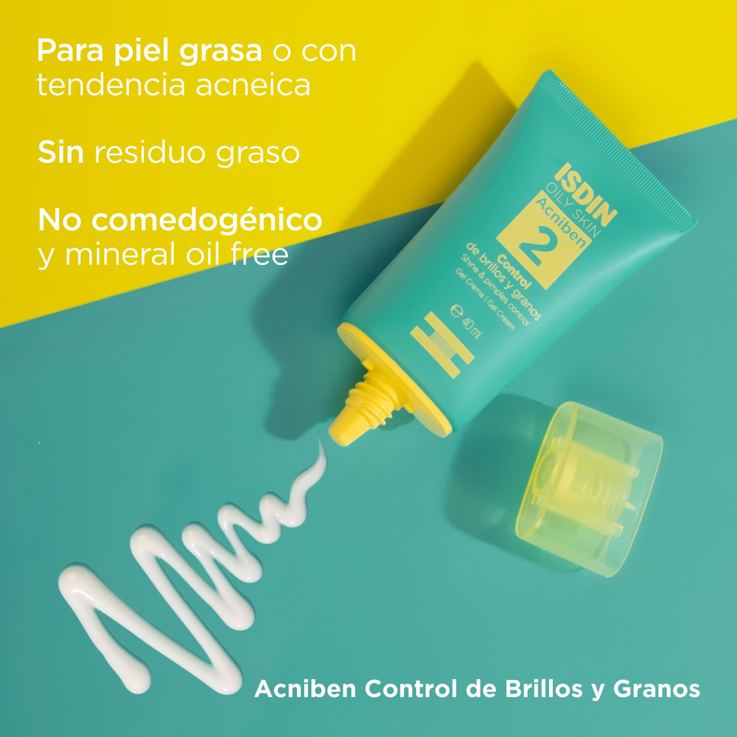 ACNIBEN CONTROL DE BRILLOS Y GRANOS GEL CREMA FACIAL (GEL CREMA PARA ROSTRO)